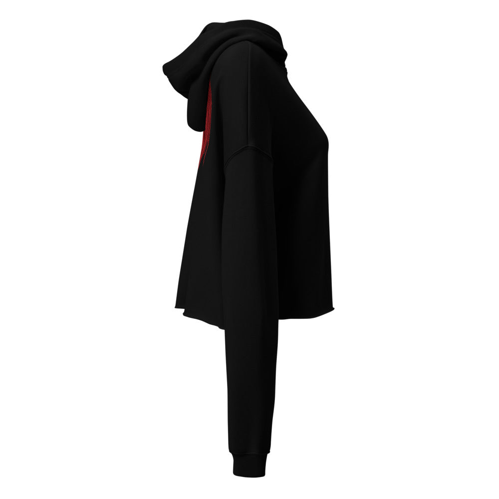 Blood Wing Cropped Hoodie